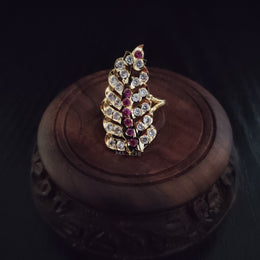 Nature Bloom Band Ring – Gold Plated Ring | Magizhi