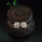 Ivory Flora Studs